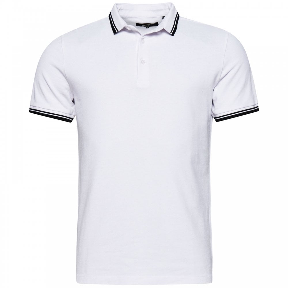 SUPERDRY STUDIOS TIPPED PIQUE POLO – Noels Menswear