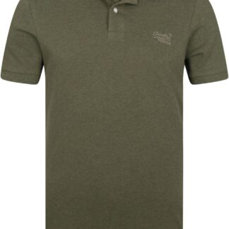 SUPERDRY CLASSIC PIQUE Noels POLO GREEN Menswear –